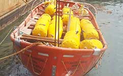 Lifeboat Test Water Bags