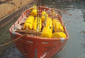 Lifeboat-test-water-load-bags