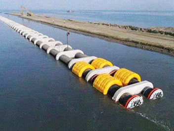 inflatable pipe buoys