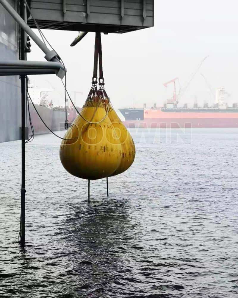 crane load testing water bags